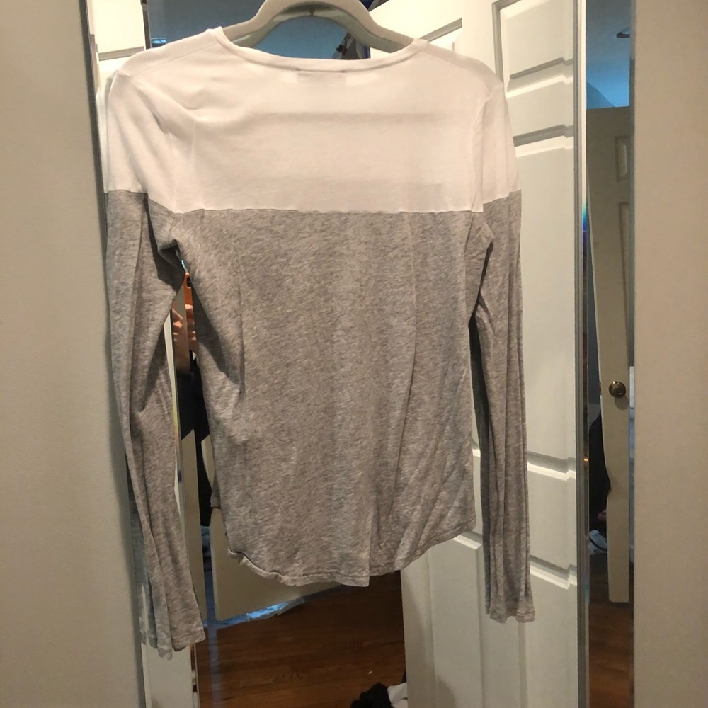 Vince Colorblock Long Sleeve Tee - Picture 3 of 5